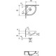 Умивальник кутовий Cersanit SIGMA 35 - Cersanit