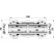 Соединение зажимное прямостороннее DN32(39,3-43,1 мм) OK AGAflex