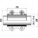 Ремонтний хомут DN10(16,7–17,5 мм) OBA AGAflex - AGAflex