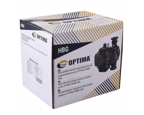 Насос циркуляційний енергоощадний Optima PRIME HBG 32-110AUTO 180мм - Optima