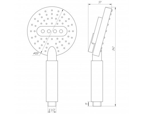 Душова лійка Globus Lux NSD07A - Globus Lux