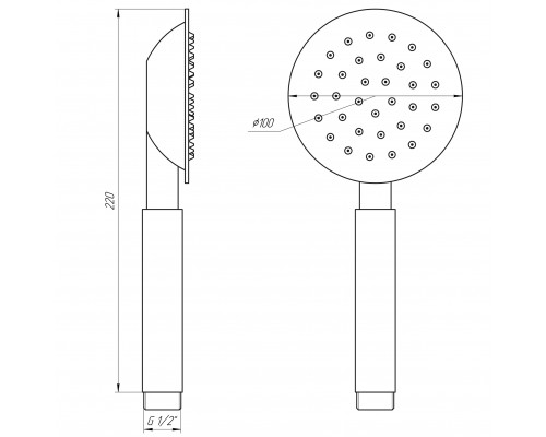 Душова лійка Globus Lux SUS-001H - Globus Lux