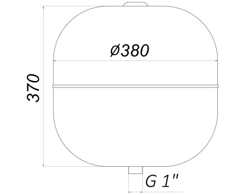 Гідроакумулятор з фіксованою мембраною 35л ZILMET HYDRO-pro 10bar ( 11A0003500 ) - Zilmet