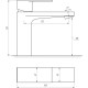 Смеситель для умывальника Globus Lux SHS-101M