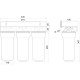 Система 3-х ступеневого очищення Bio+ systems NSL103, 1/2″ - Bio+ Systems