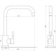 Змішувач для кухні EcoMIX ALPEN SBT3-203L - EcoMIX