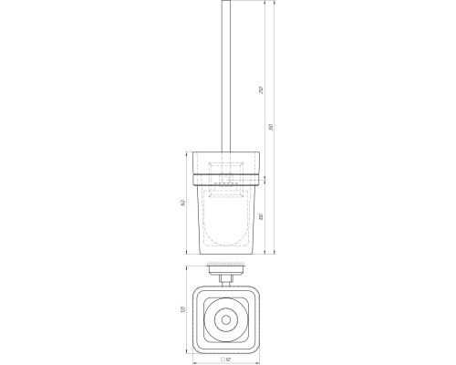 Ерш настенный TOPAZ TКВ 9929A