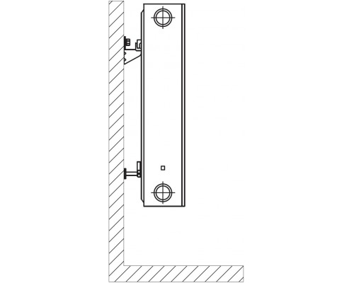 Радіатор сталевий панельний QUEEN THERM 22 бок 600х1200 - QUEEN THERM