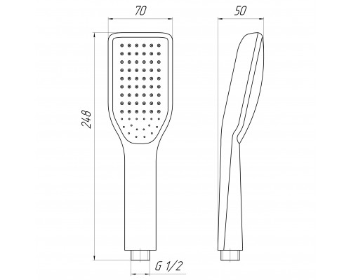 Душова лійка Globus Lux SH651-BB-P - Globus Lux