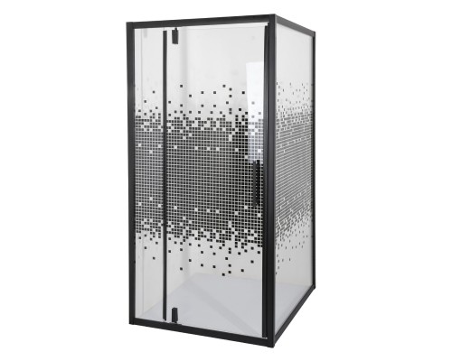 Душова кабіна квадратна без піддона MORAVA N90TB.Mosaic (N90B.Mosaic) BRAVO (1уп.) - BRAVO