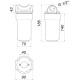 Фільтр-колба для котлів (поліфосф. сіль) Bіо+ systems SL25, 1/2″ - Bio+ Systems