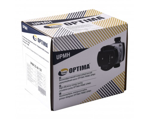 Насос циркуляционный энергосберегающий Optima PRIME UPMH 25-60AUTO 130мм + гайки