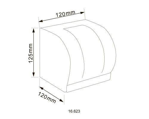 Диспенсер для туалетной бумаги HOTEC 16.623а Stainless Steel