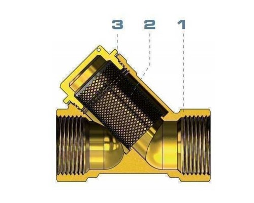 Фильтр грубой очистки SELBA 1/2″ SL1512