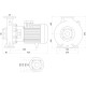 Насос моноблочний IR 32-200NB 5,5 кВт SAER (30 м3/год, 56,6 м) - SAER