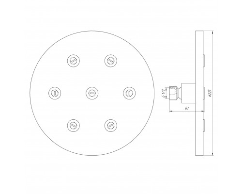 Душова лійка Globus Lux SD08A - Globus Lux