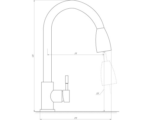 Змішувач для кухні Globus Lux ALPEN SBT1-2031 - Globus Lux