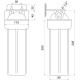 Посилена фільтр-колба для гар. води Bіо+ systems HT-10, 1/2″ - Bio+ Systems