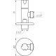 Кран напівобертовий кутовий SOLOMON 1/2″х1/2″ 9081 - Solomon