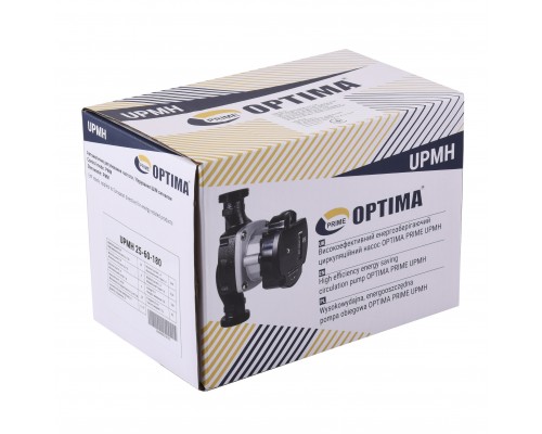 Насос циркуляційний енергоощадний Optima PRIME UPMH 25-60AUTO 180мм + гайки - Optima