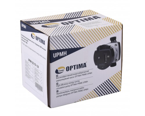 Насос циркуляційний енергоощадний Optima PRIME UPMH 25-70AUTO 130мм + гайки - Optima