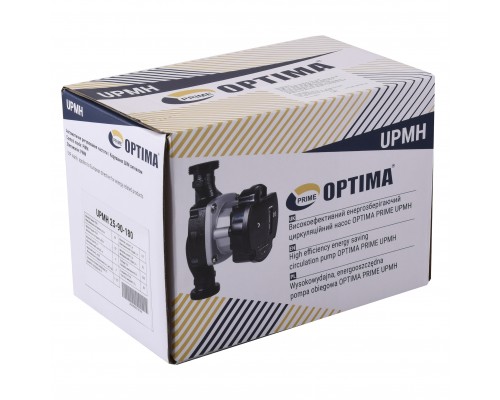 Насос циркуляційний енергоощадний Optima PRIME UPMH 25-90AUTO 180мм + гайки - Optima