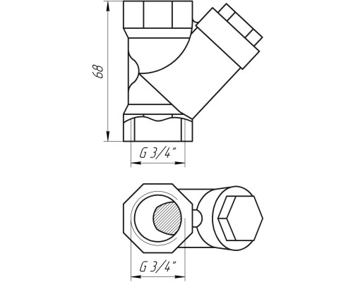 Фільтр грубого очищення ARCO 3/4″ 01831 - ARCO