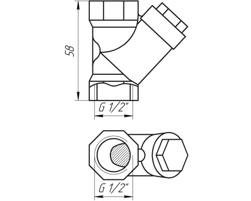 Фільтр грубого очищеня ARCO 1/2″ 01830 SPAIN - ARCO