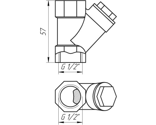 Фільтр грубого очищення SOLOMON S 1/2″ SUPER 8010 - Solomon