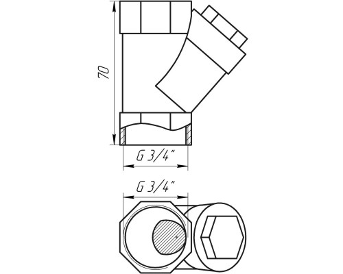 Фільтр грубого очищення SOLOMON S 3/4″ SUPER 8010 - Solomon