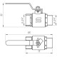 Кран шаровый прямой SELBA 3/4″ НВ КР SL1505