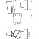 Кран кульовий кутовий з фільтром SOLOMON 1/2″x3/4″ А7041(7043) - Solomon