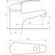 Смеситель для умывальника EcoMix ENERGO P-GEP-101