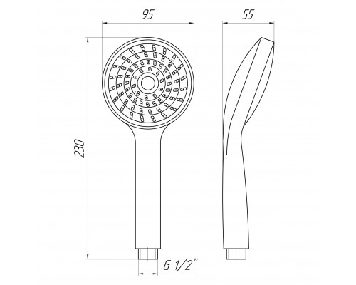 Душова лійка Globus Lux NSD-880 - Globus Lux