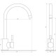 Змішувач для кухні Globus Lux ALPEN SUS-203S - Globus Lux