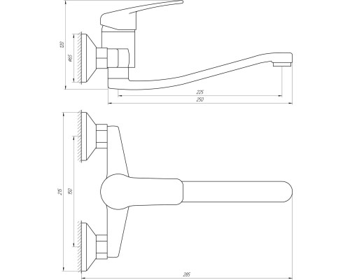 Змішувач для кухні Globus Lux Koln GLK-0104 - Globus Lux