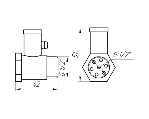 Клапан зворотній підривний 1/2″ HT158 - Quality Professional