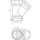 Фільтр грубого очищення SELBA 1 1/4″ SL1512 - SELBA