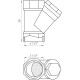 Фільтр грубого очищення SELBA 1 1/2″ SL1512 - SELBA