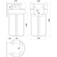 Фільтр-колба + ПП картридж ПРОЗОРА Bіо+ systems SL10TS-BB Big Blue 10″, 1″ - Bio+ Systems