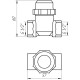 Фільтр грубого очищення SOLOMON 1/2″ ВВ нікель з відстійником (8014) TD1052 - Solomon