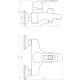 Змішувач для ванни DOMINO SIRIUS DSV-102NE - DOMINO