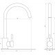 Змішувач для кухні MixMIRA ALPEN MS1-203S - MixMIRA