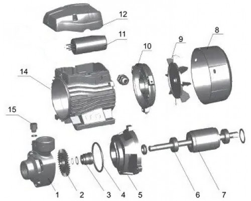 Насос вихровий VOLKS pumpe QB60 0,37кВт - VOLKS