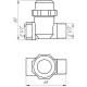 Фільтр грубого очищення SOLOMON 1/2″ ЗВ нікель з відстійником (8015) TD1053 - Solomon