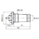 Клапан OUTER під термоголовку М30x1,5 панельного радіатора KALDE 1/2″ЗР ECO5029 (на трубу) - ECO Technology