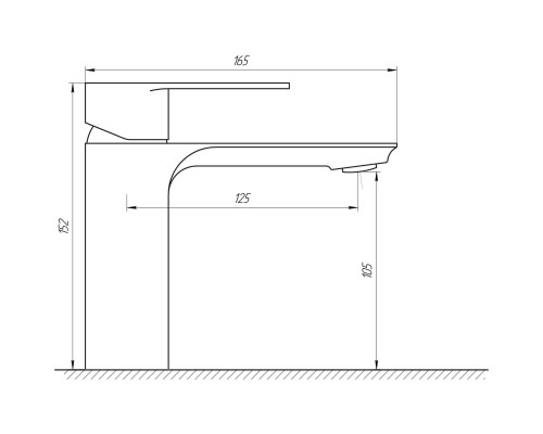 Змішувач для умивальника Globus Lux Niagara GLN-0101 - Globus Lux