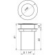 Донный клапан Globus Lux HG-053B (Click-clack)