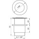 Донний клапан Globus Lux HG-041B (Click-clack) - Globus Lux