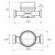 Счетчик холодной воды ECOSTAR DN20 3/4″ без штуцера L130 E-C 4,0